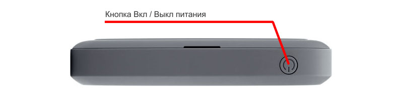 Верхняя грань Novatel MiFi 8800 Верхняя грань Novatel MiFi 8800